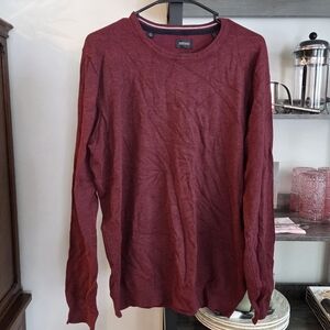 Buffalo David Bitton Men's Red Sweater by Merona XL 70% Viscose